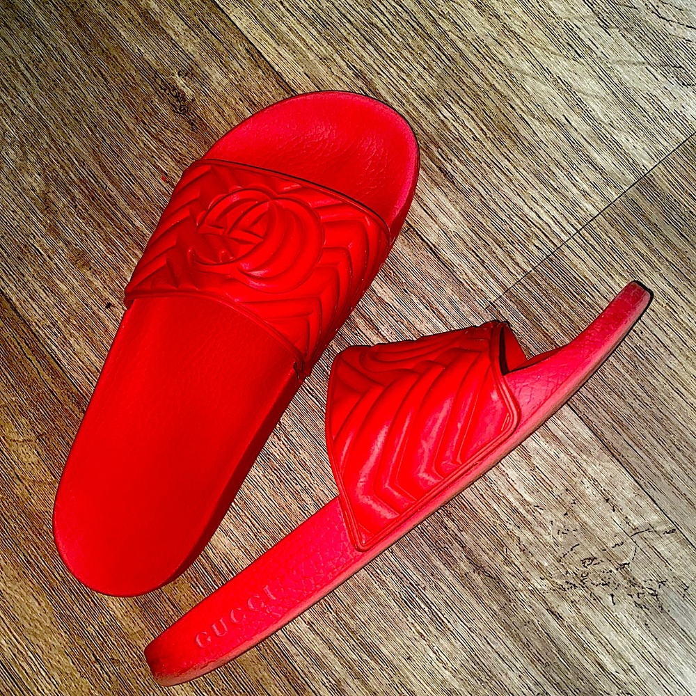 Gucci Flipflop Red